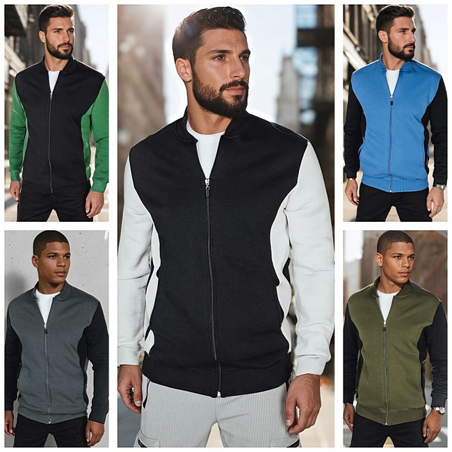 Herren Kapuzenpullover Sweatjacke Hoodie DSTREET